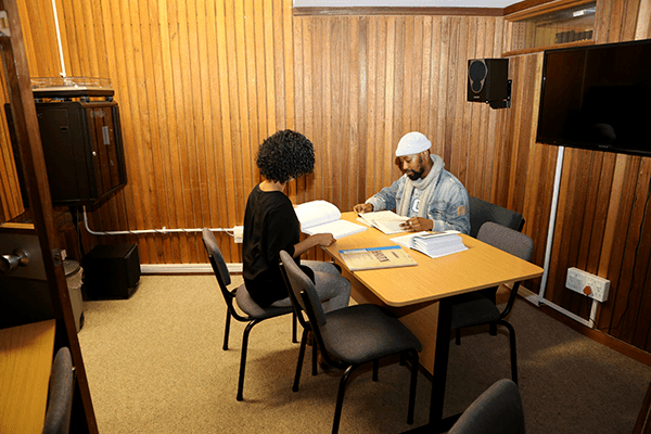 WH Bell Music Library listening rooms